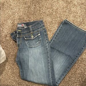 Old Navy Blue Straight Leg Jeans Classic Style